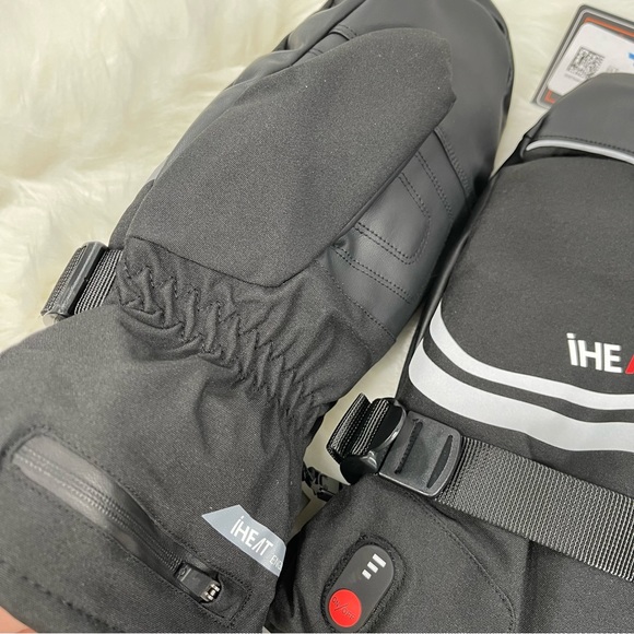NWT Unisex Heated Gloves 7.4V Rechargeable Battery Mittens with 3M/XL Black - Picture 14 of 15